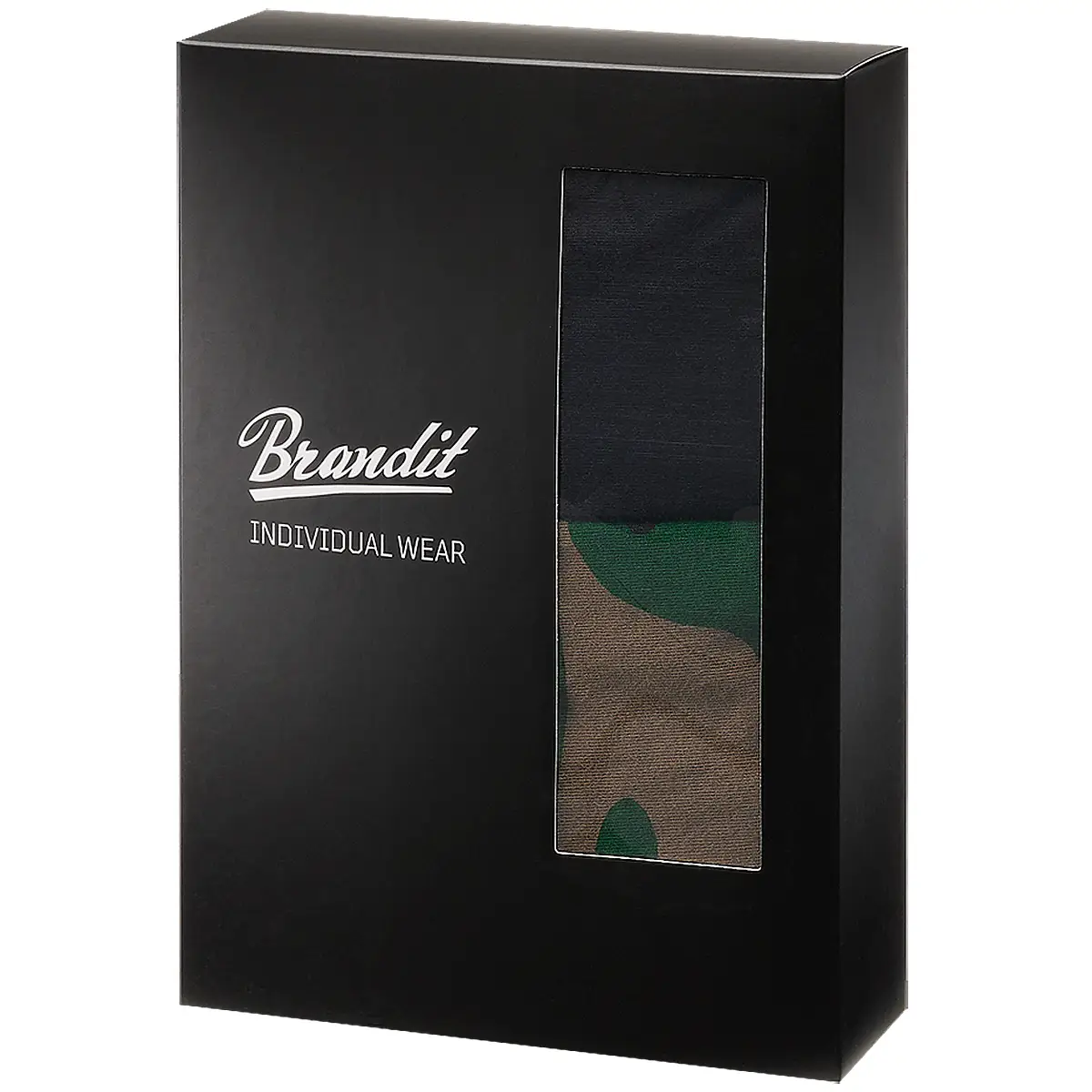 Boxershorts 2er Pack woodland und schwarz