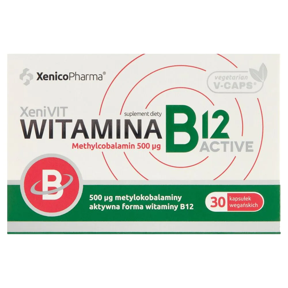Xenivit Ενεργή βιταμίνη B12, κάψουλες