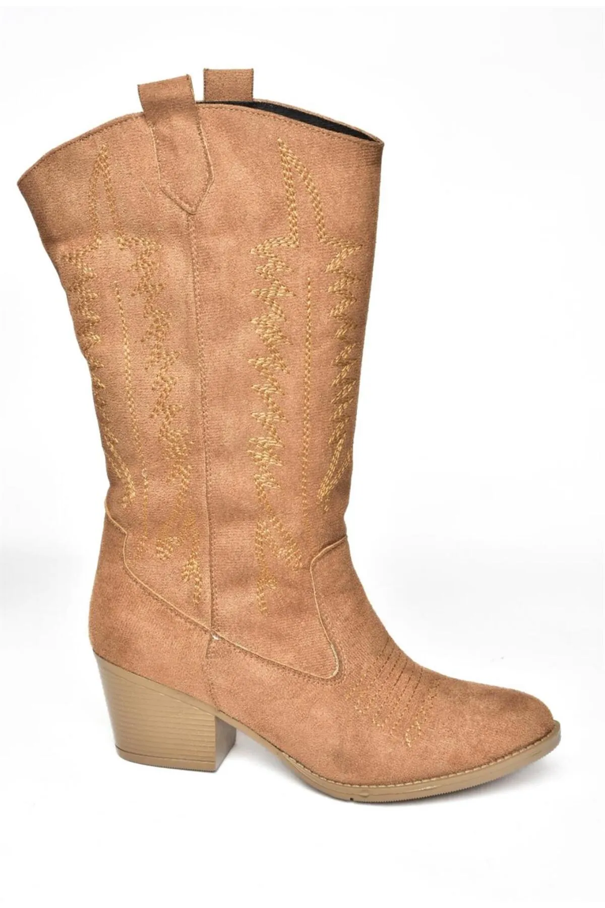 Fox Shoes  R973934002 Braune Wildleder-Cowboy-Damenstiefel