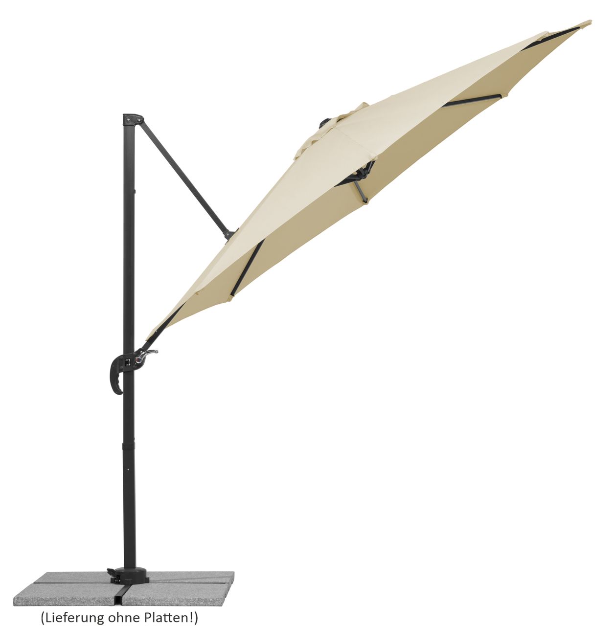Schneider Schirme Schneider Ampelschirm Rhodos Junior, ca. 300 cm, natur