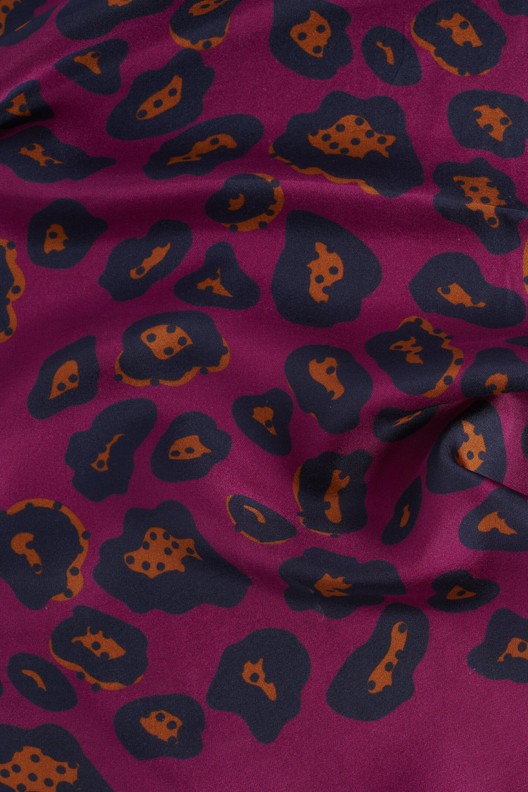 foulard helena 100% soie prune femme