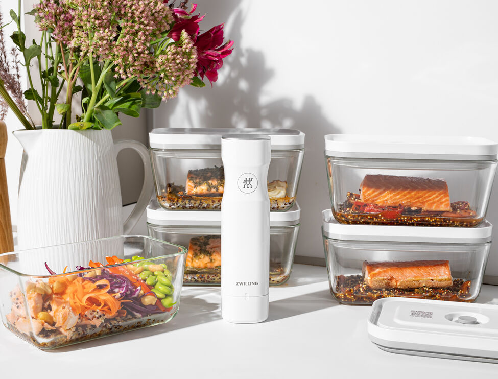 Vakuumzubehör Set, Kunststoff & Glas