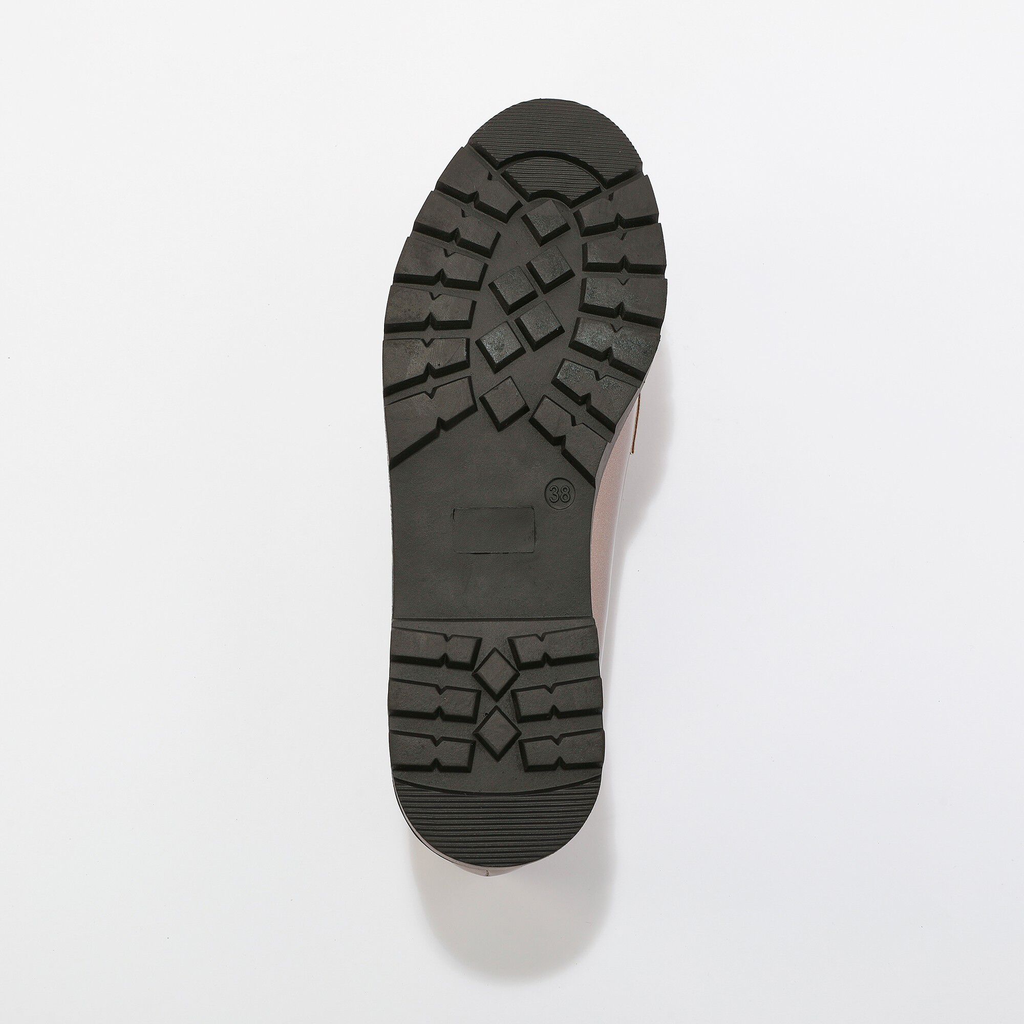 Mocassins vernis à semelle crantée