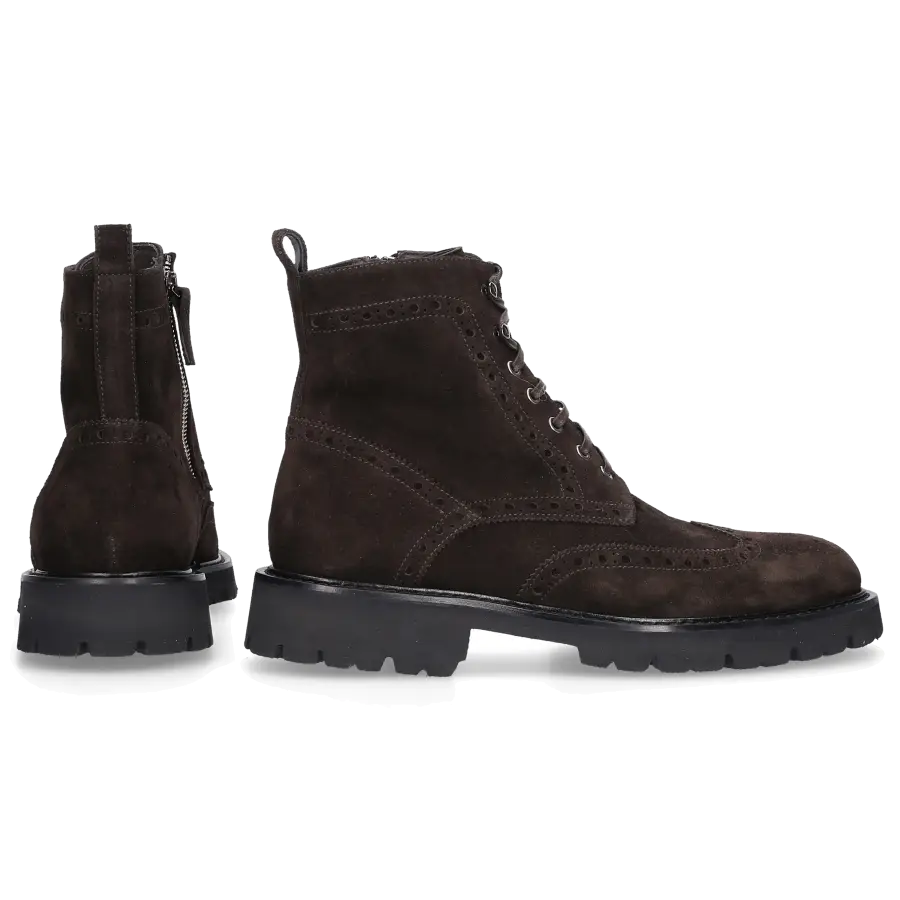 EN AVANT - Stiefeletten 470-08 Veloursleder - braun