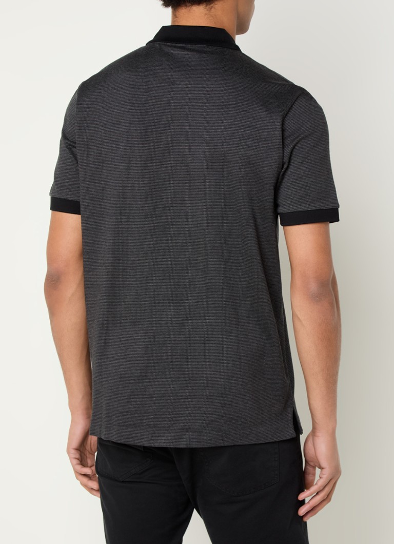 Polo HUGO BOSS Parlay de corte regular com microestampa