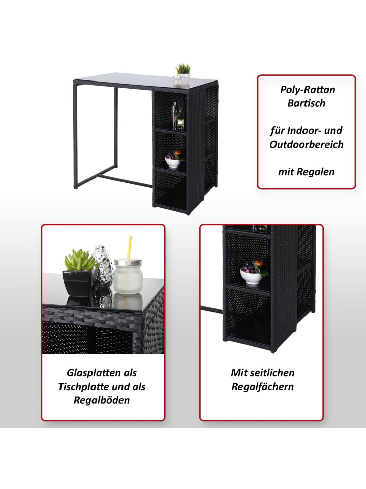 MCW Poly-Rattan Bartisch A28 günstig kaufen onesize