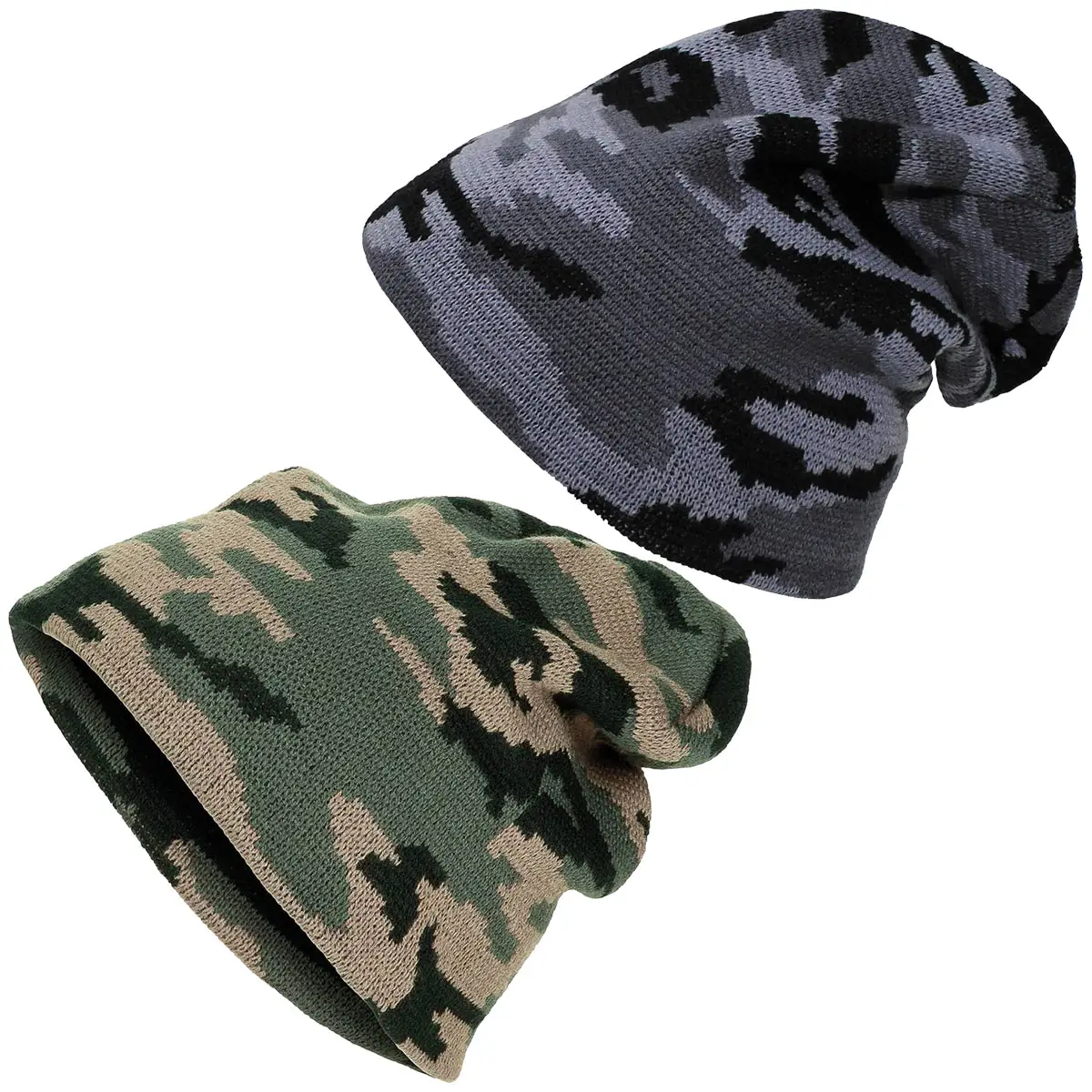 Slouch Beanie Strickmütze versch. Farben