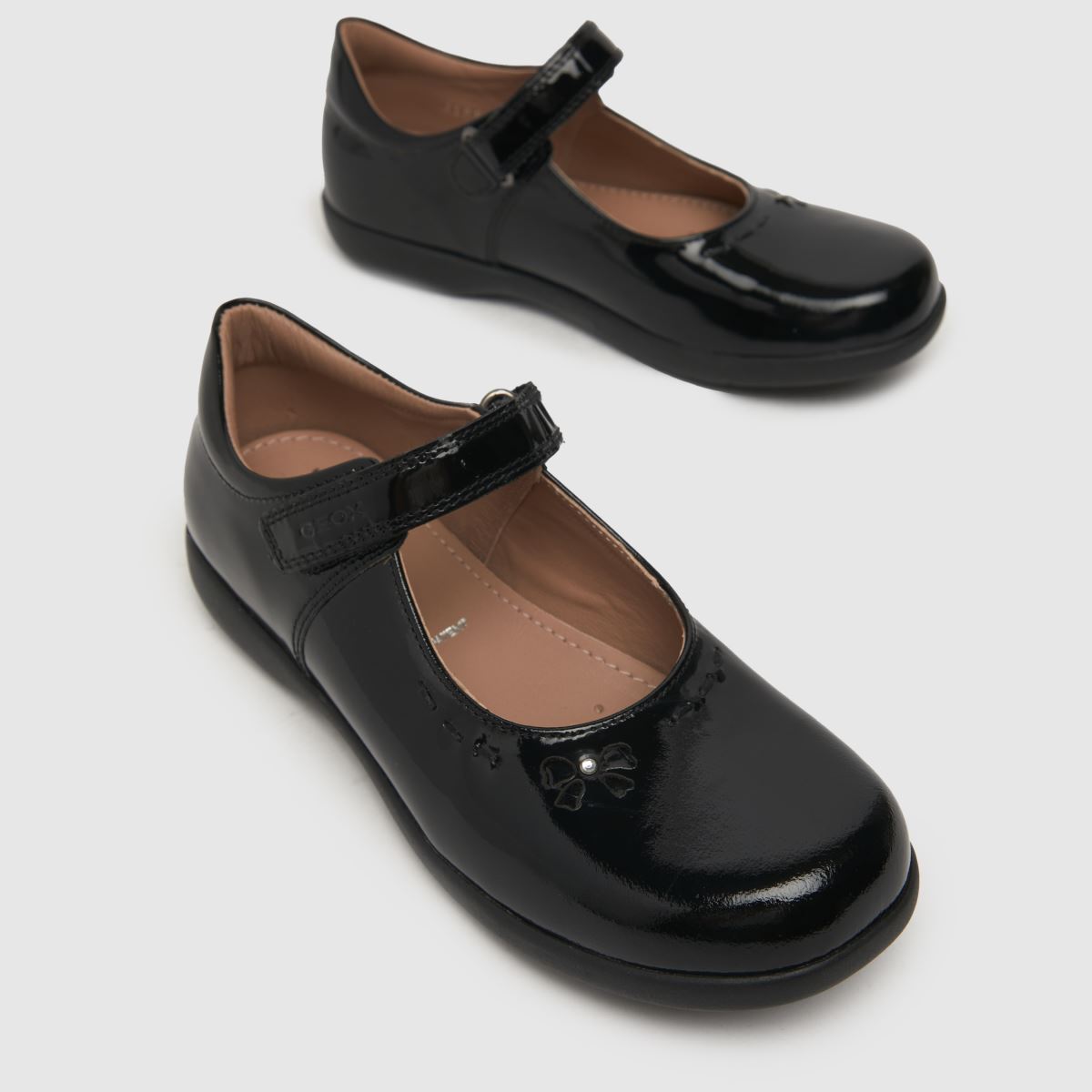 Geox svarta Naimara Mary-Jane flickskor
