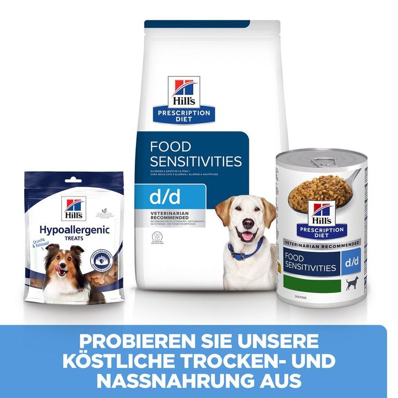 Hill's Prescription Diet d/d Food Sensitivities Hundefutter mit Ente