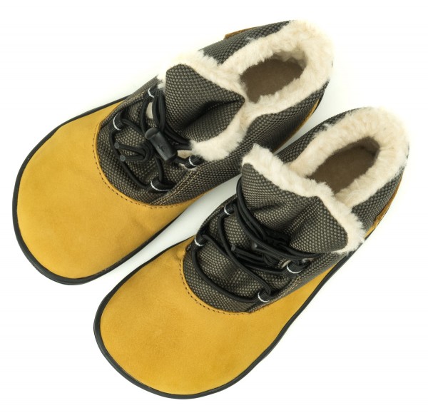 Fare Bare |vA ~ MidBoot Schnürer Winter + Tex ~ Gelb