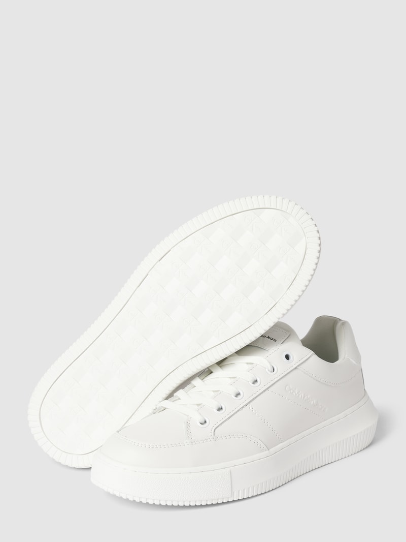 Sneaker mit Label-Details Modell 'CHUNKY' in weiß