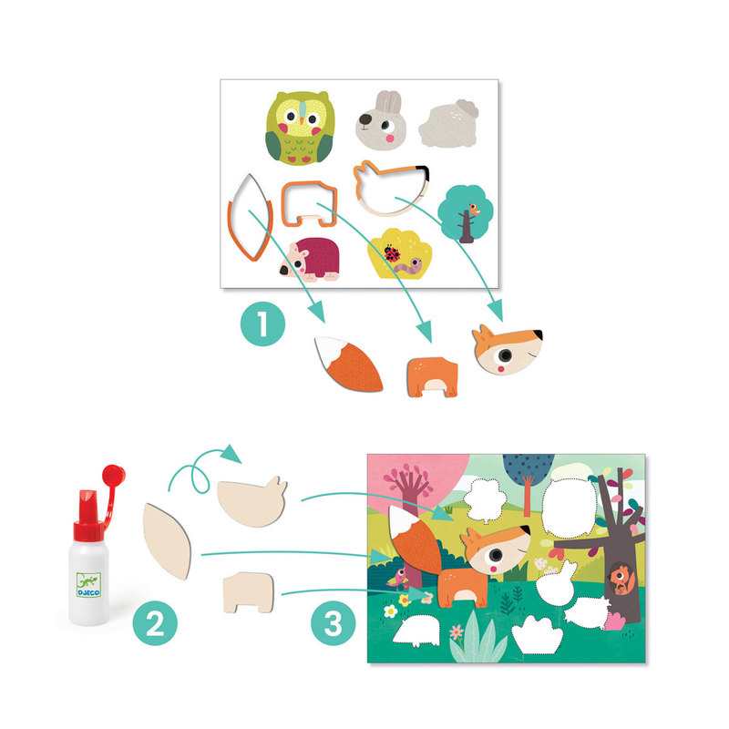 Coffret Mes premiers collages Djeco