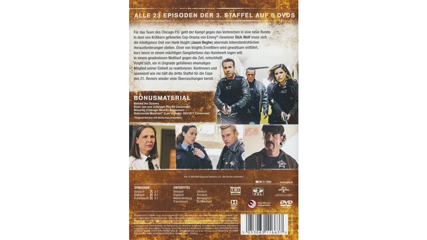Chicago P.D. - Season 3  [6 DVDs]