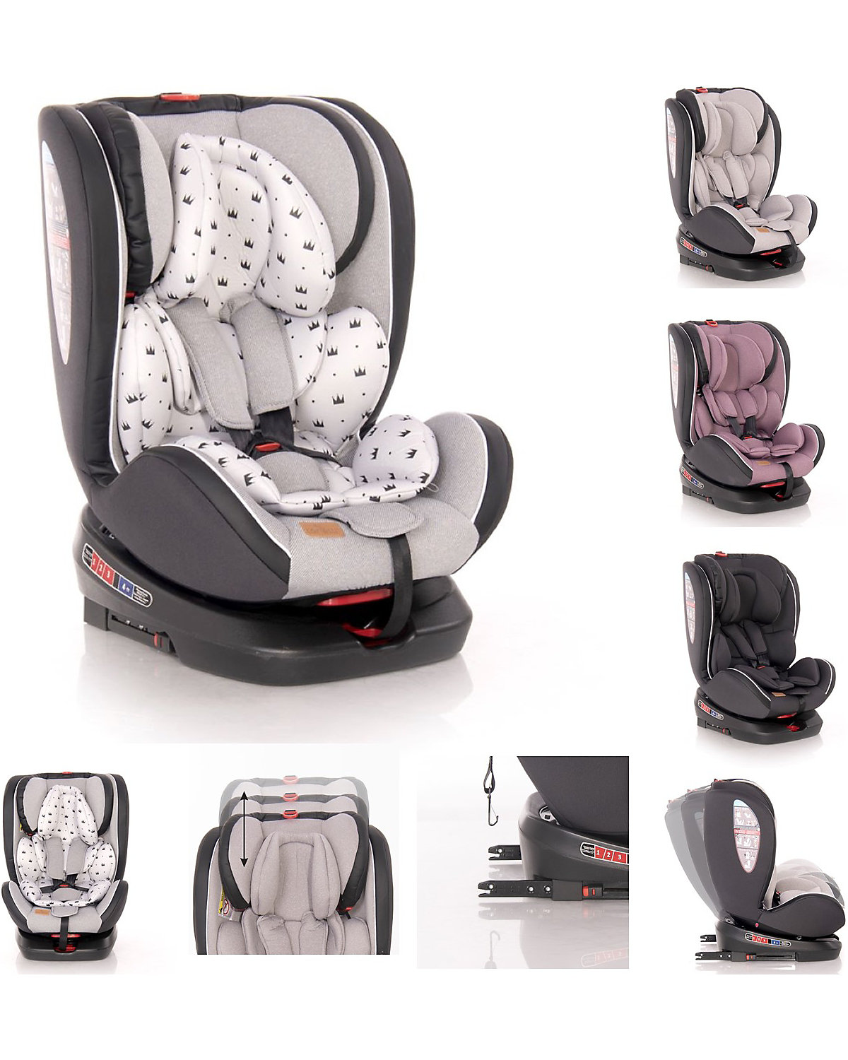 Kindersitz Nebula Gruppe 0+/1/2/3 (0-36 kg) Isofix Kindersitze