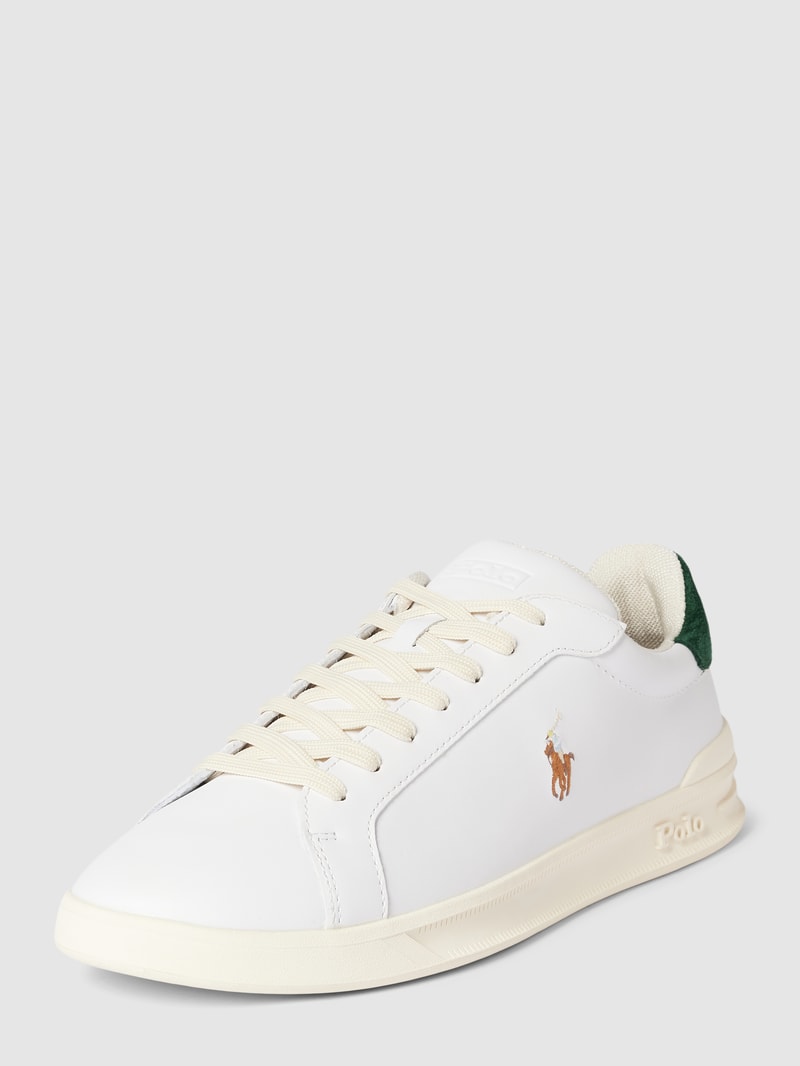 Sneaker aus Leder in weiß