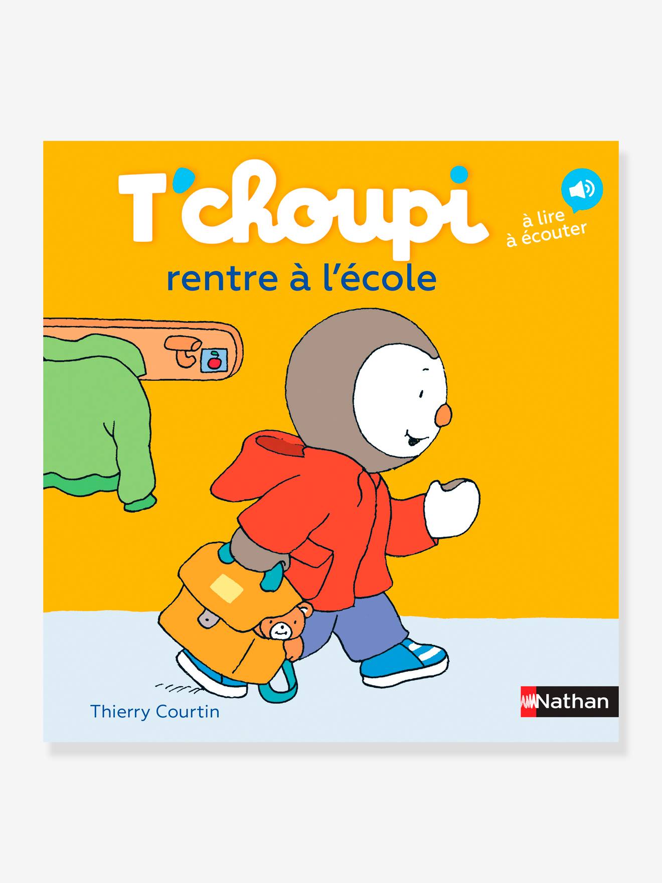 Livre T'choupi rentre à l'école NATHAN multico