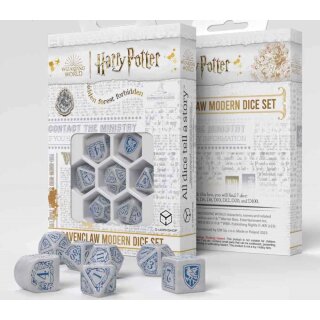 Harry Potter - Ravenclaw Modern Dice Set - White (7)