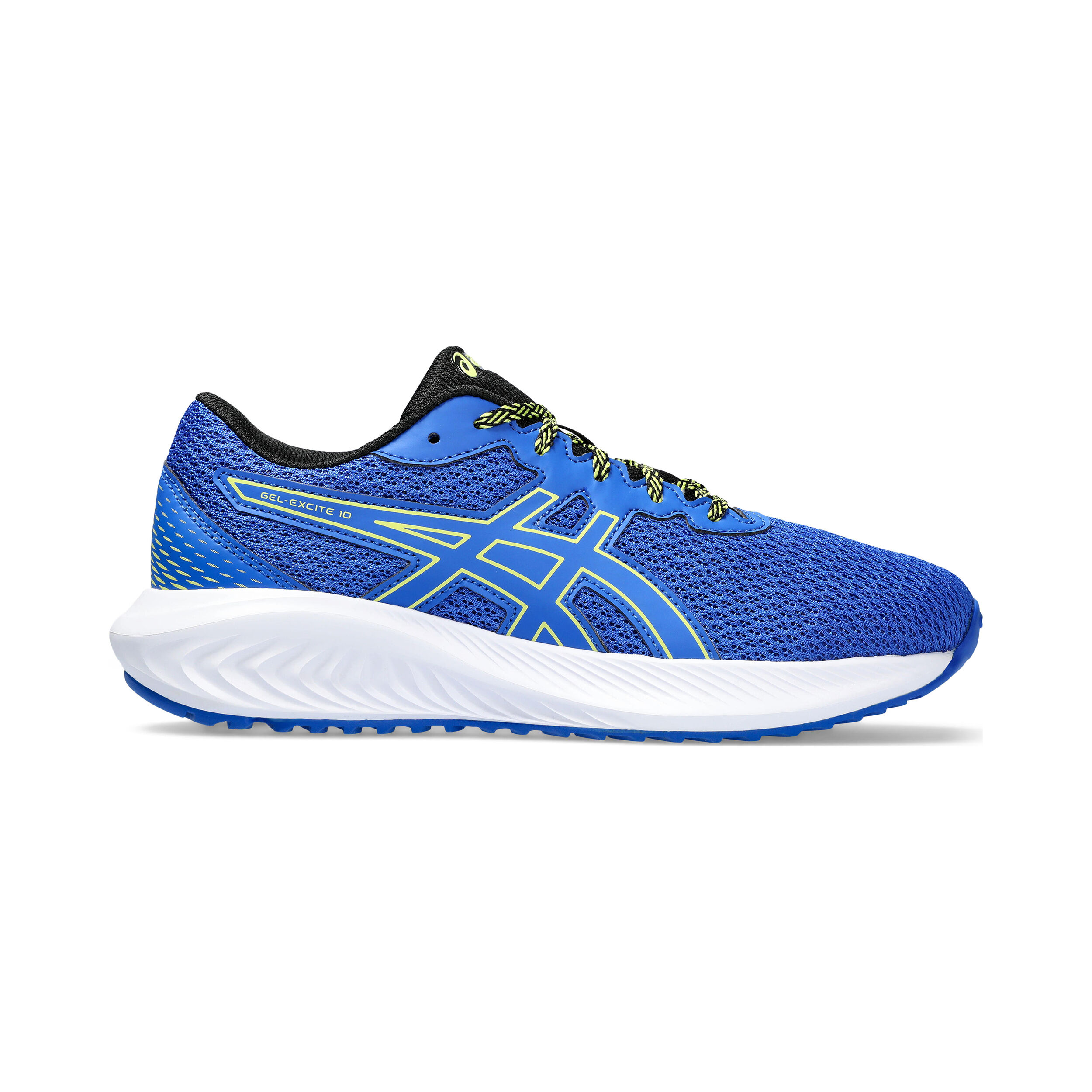 Gel-Excite 10 GS Neutralschuh Kinder - Blau, Neongelb
