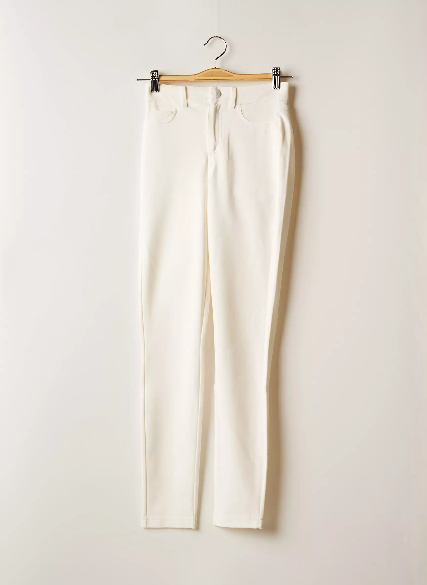 Guess Pantalons Slim Femme couleur blanc