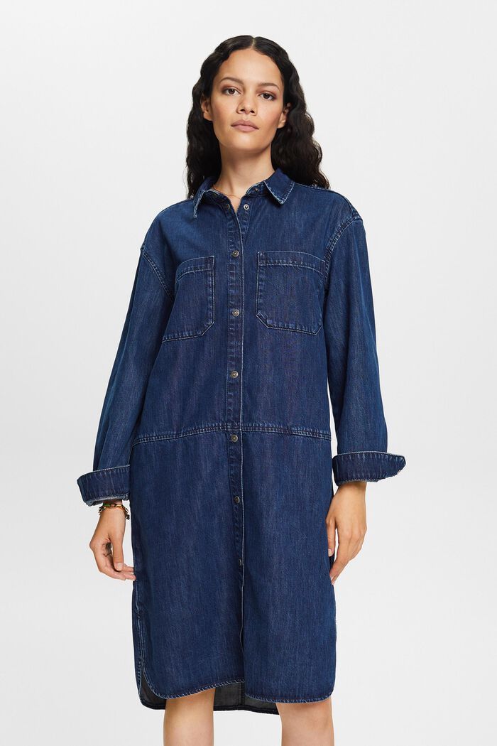 Jeanskleid in lockerer Passform