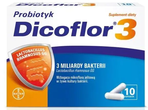 Dicoflor 3, Probiotika til børn fra 3 år og voksne, Kapsler