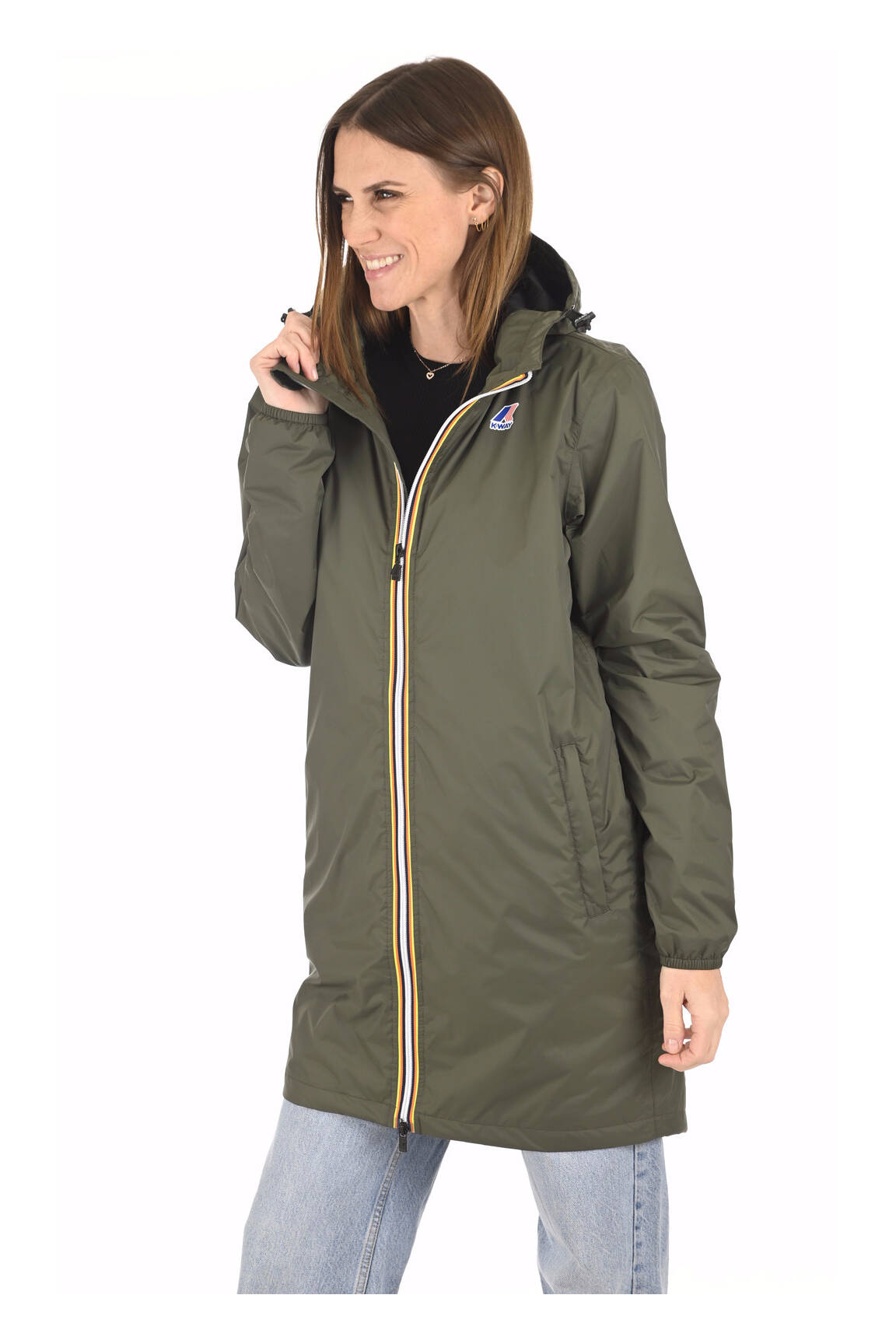 K Way Impermeables Trenchs Unisexe couleur noir