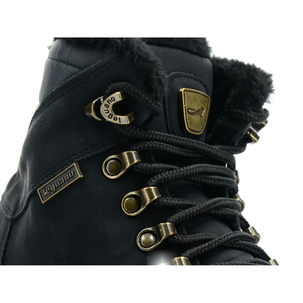 Leguano Husky Black Winterbarfußschuhe