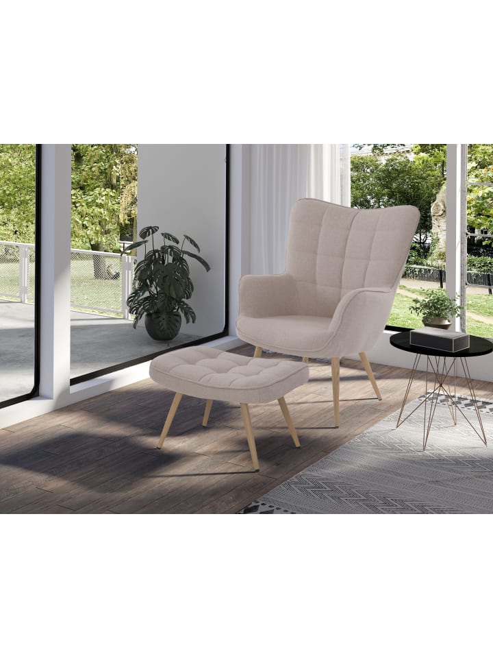 byLiving Sessel UTA in Beige günstig kaufen onesize