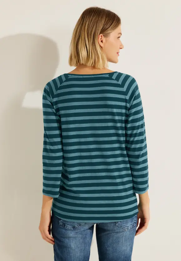 CECIL Slub Streifenshirt