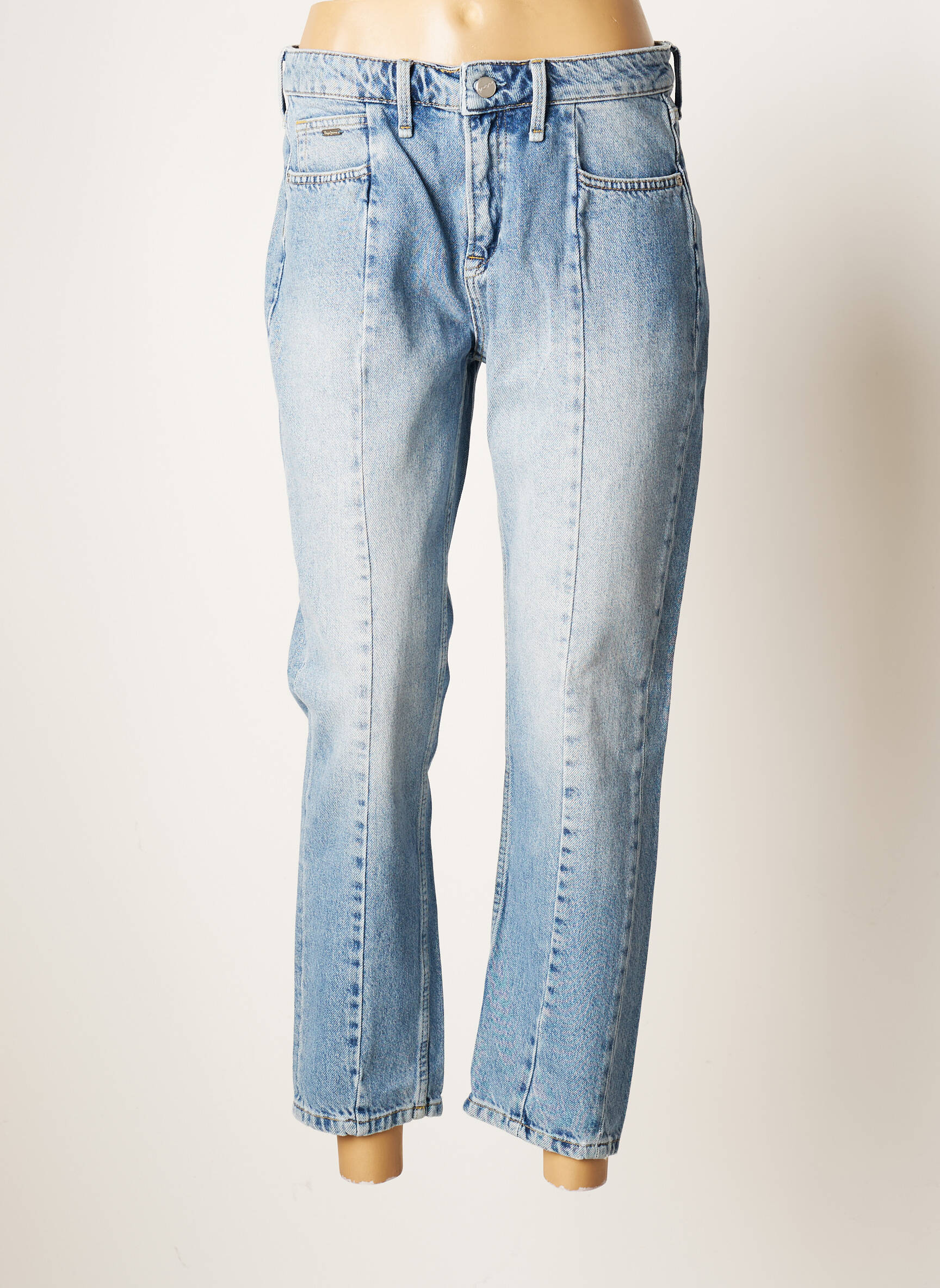 Pepe Jeans Jean Mom Femme couleur bleu