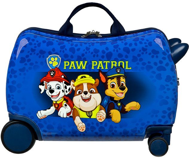 UNDERCOVER Kinderkoffer Ride-on Trolley, Paw Patrol, 4 Rollen, zum sitzen und ziehen