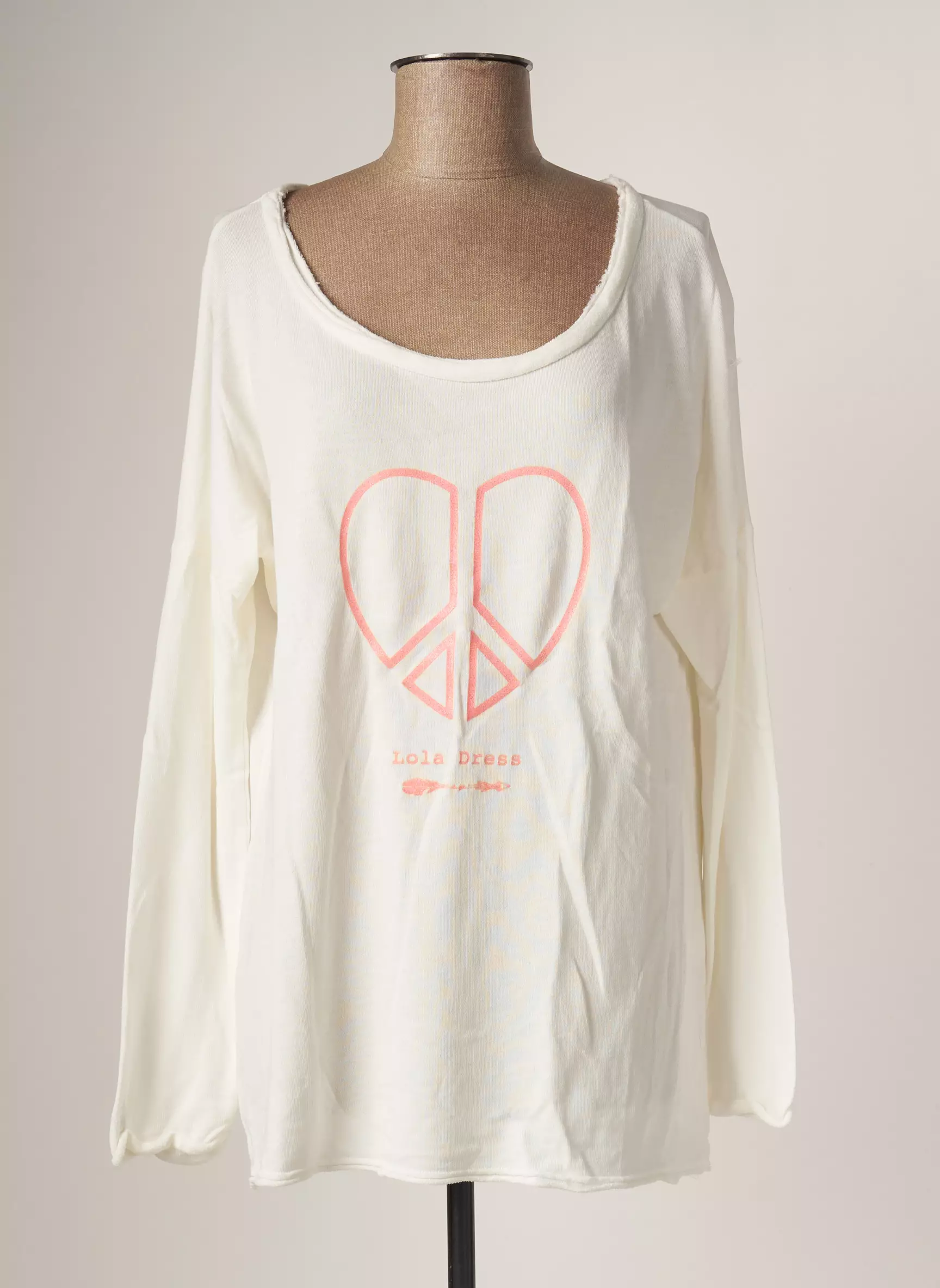 Lola Dress Sweats Femme couleur blanc