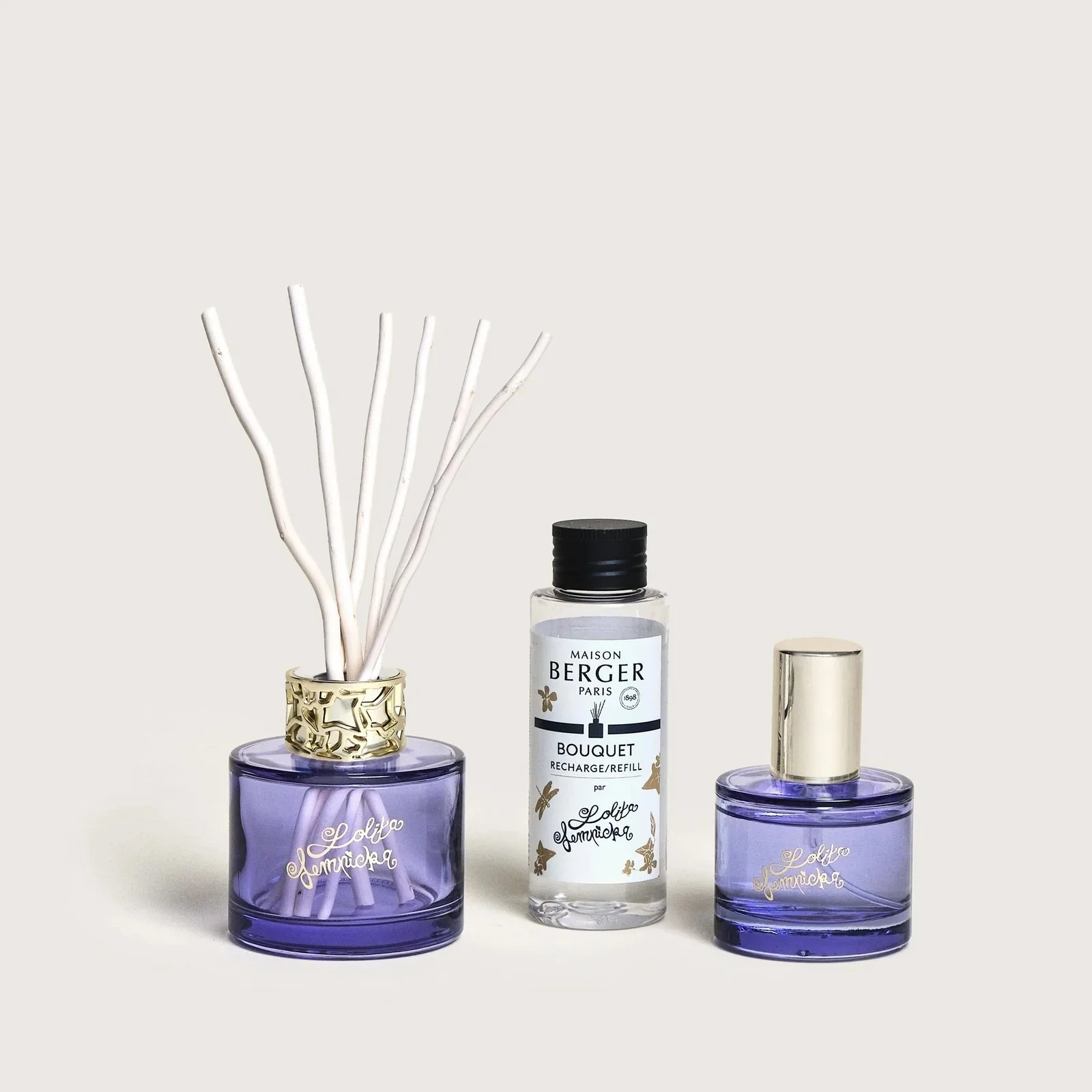 LOLITA LEMPICKA Duftbukett - Duo Mini Bouquet og Parme Spray - Parfymediffuser, Parfyme for diffuser