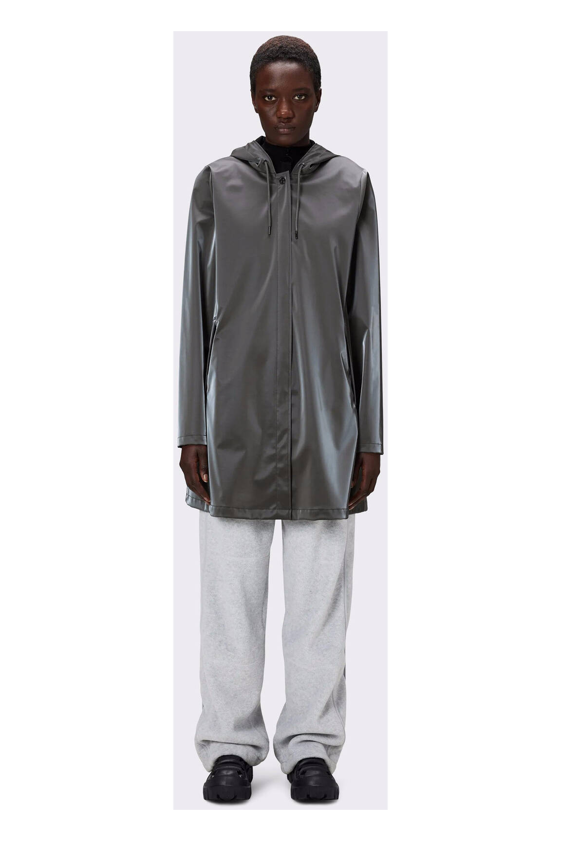 Rains Impermeables Trenchs Femme couleur gris