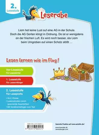 Leserabe - 2. Lesestufe: Ein Schatz auf dem Schulhof