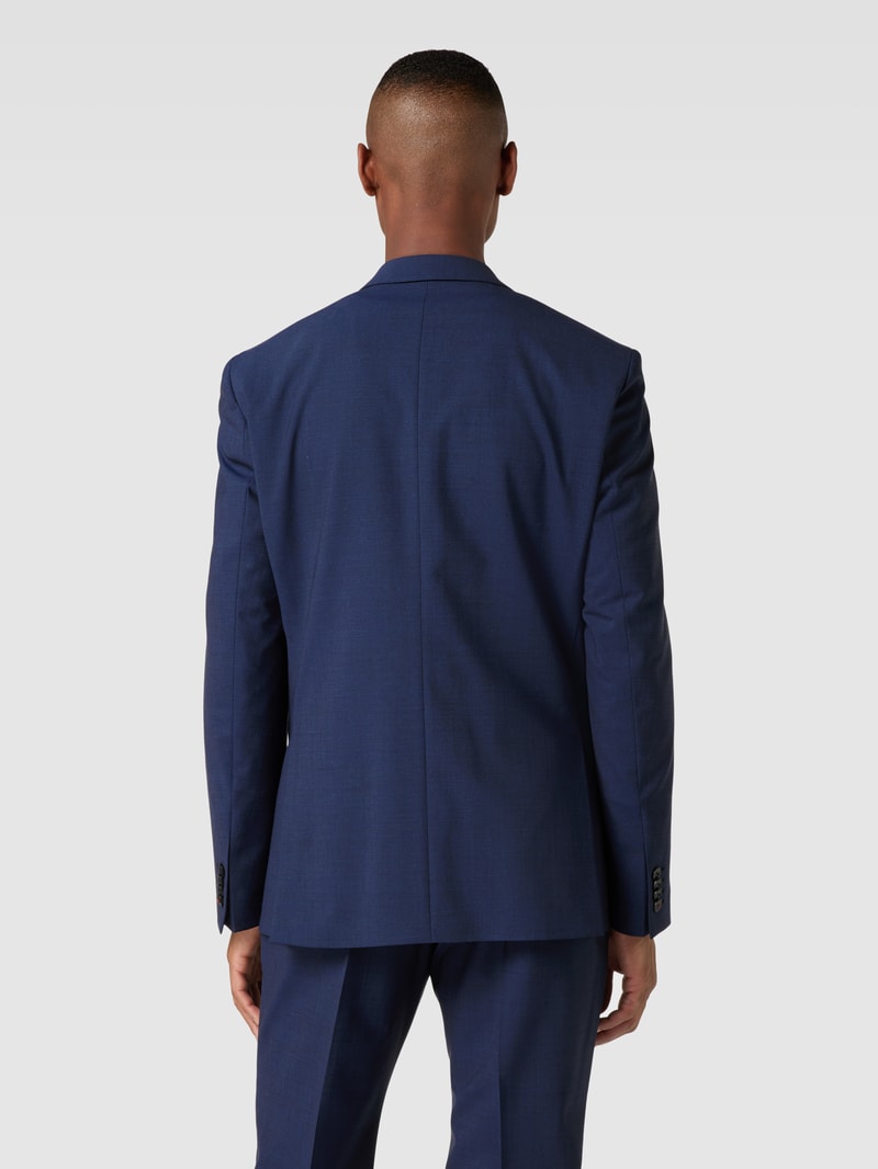 Slim Fit Anzug mit 2-Knopf-Sakko in marineblau