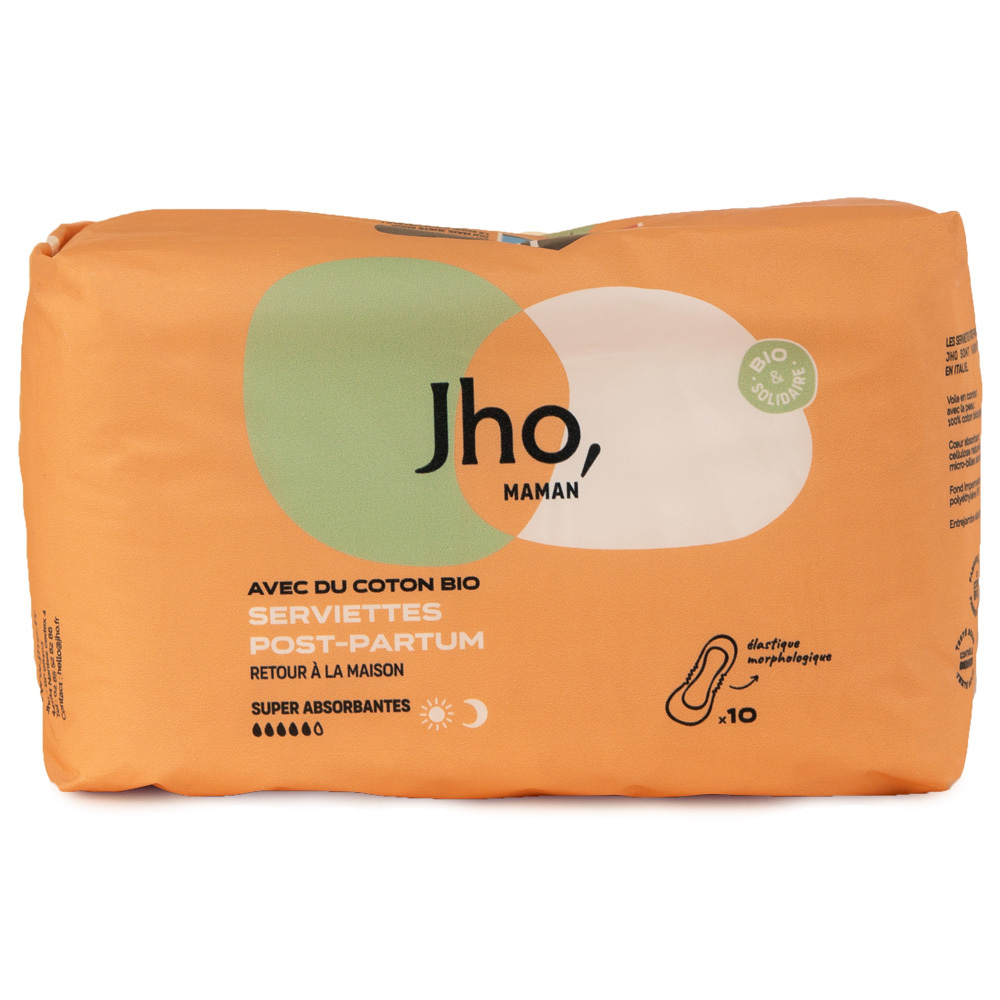 Jho Serviettes post-partum Protection intime maternité