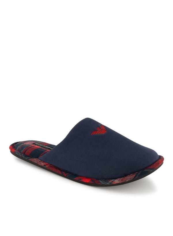 EMPORIO ARMANI, Pantoffeln, Textil, navymeliert