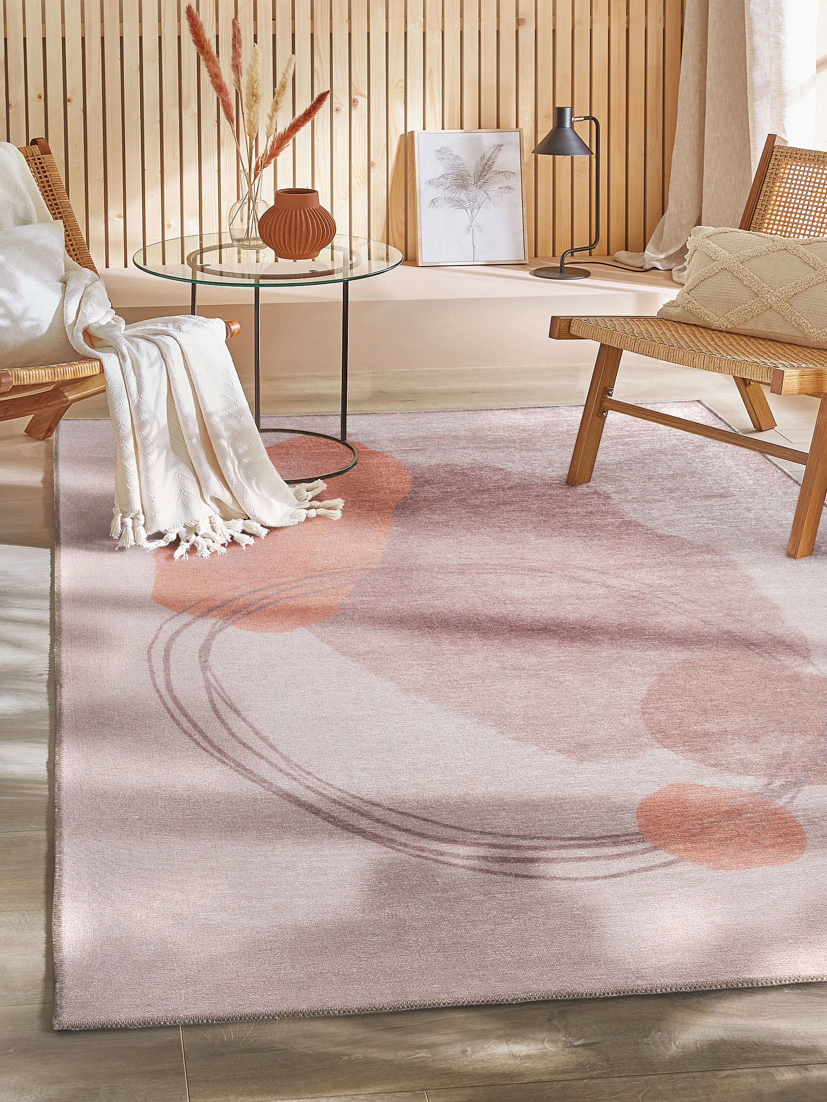Ciottolo Moderner Teppich, Rose