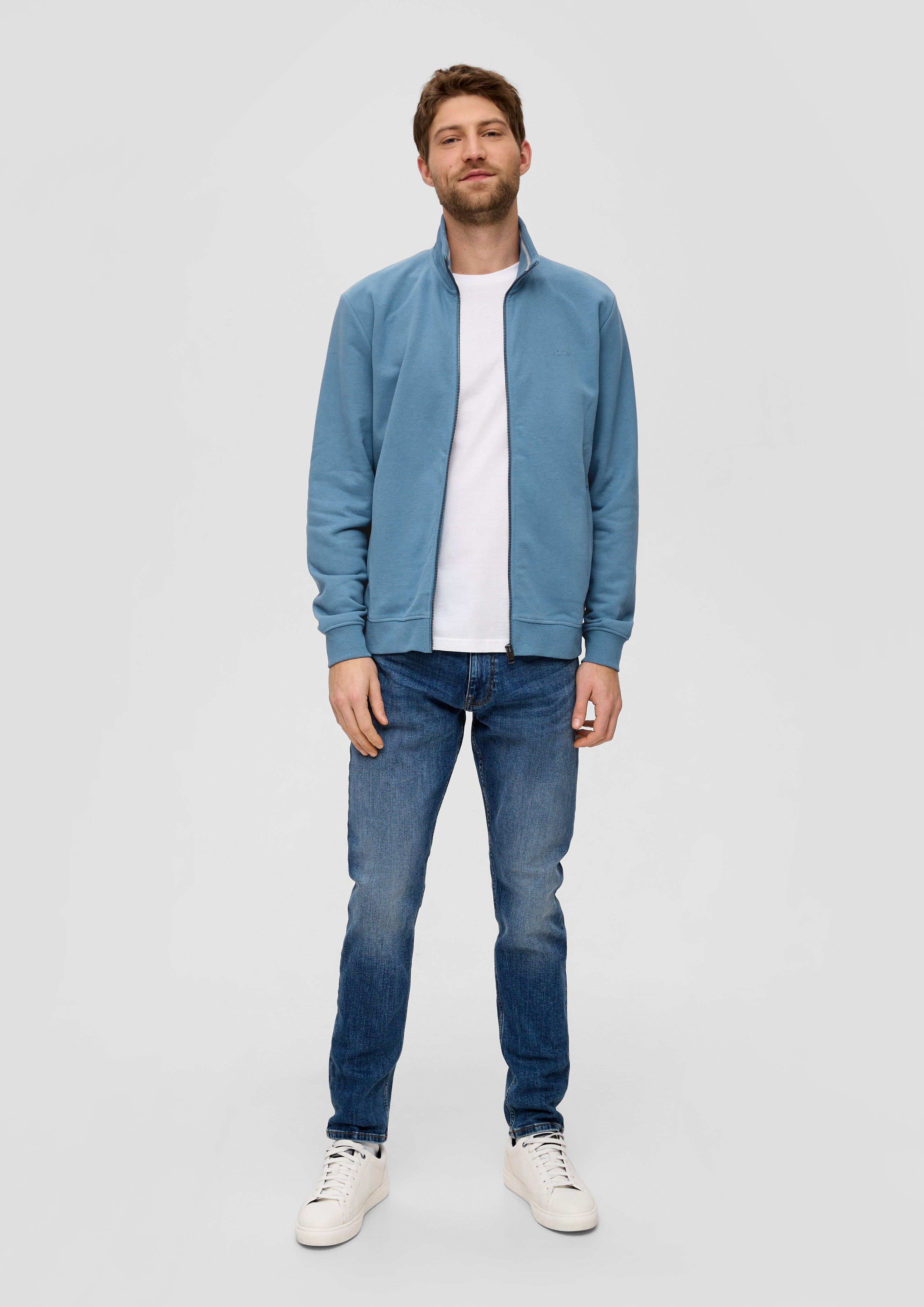 Sweatshirt-Jacke mit Stehkragen  2141491-5402