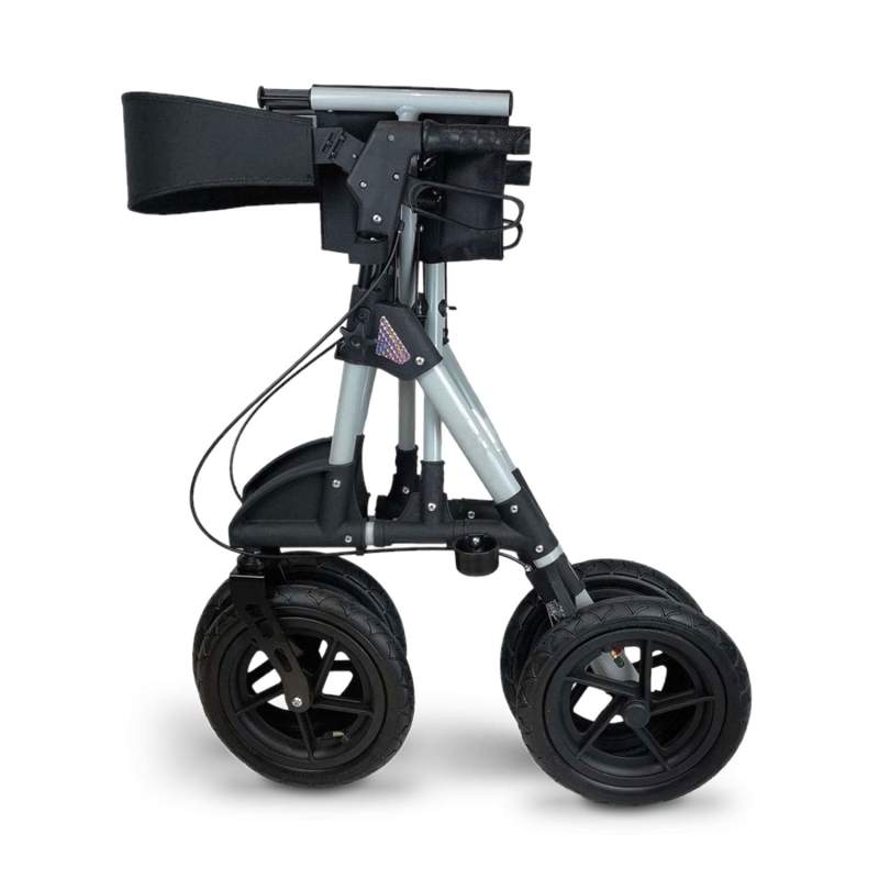 ANTAR Alu Outdoor Rollator AT51031 inkl. Gehstockhalter