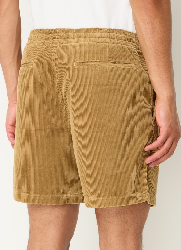Pantaloni scurți din catifea reiată Ralph Lauren, croială dreaptă
