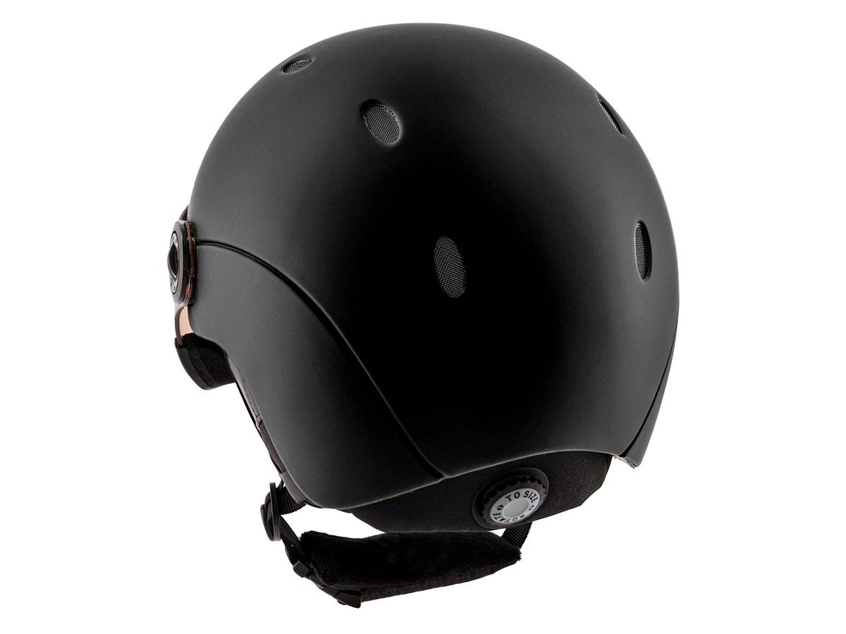 Sinner Titan Black Red Skihelm mit Visier
