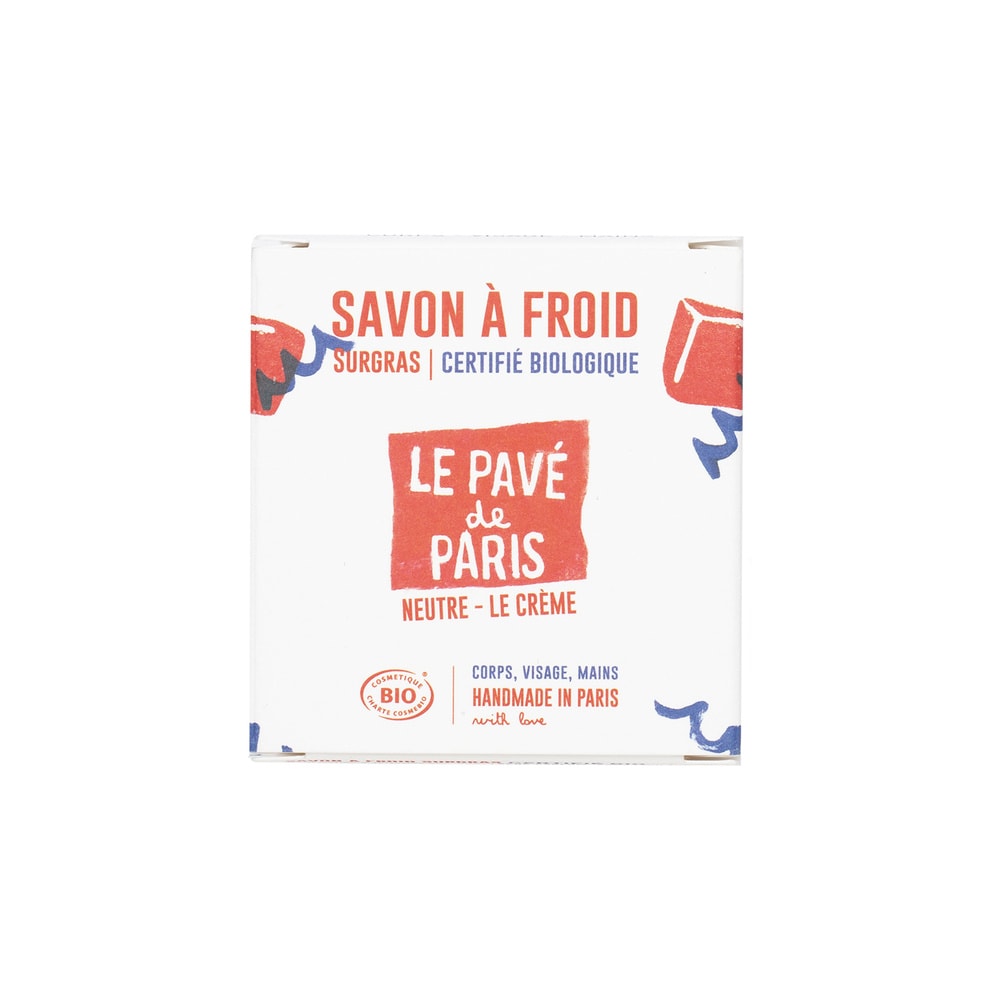 atelier populaire Le Pavé de Paris Neutre | Savon à froidsurgras certifié BIO Savon