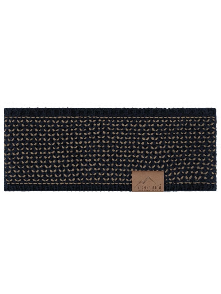 Normani Outdoor Sports Stirnband Lillpite in Navy/Beige günstig kaufen onesize