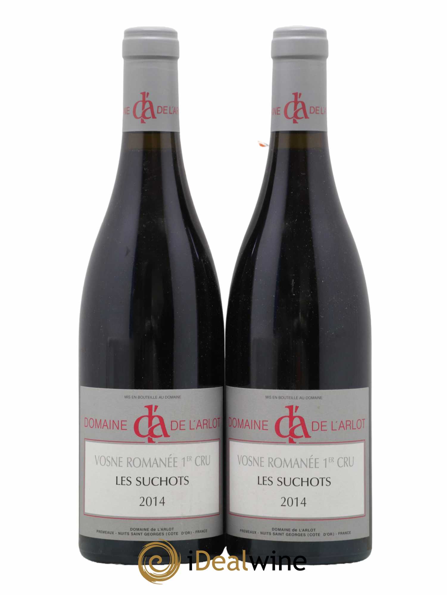 Vosne-Romanée 1er Cru Les Suchots Domaine de l'Arlot  2014 - Lot de 2 Bouteilles