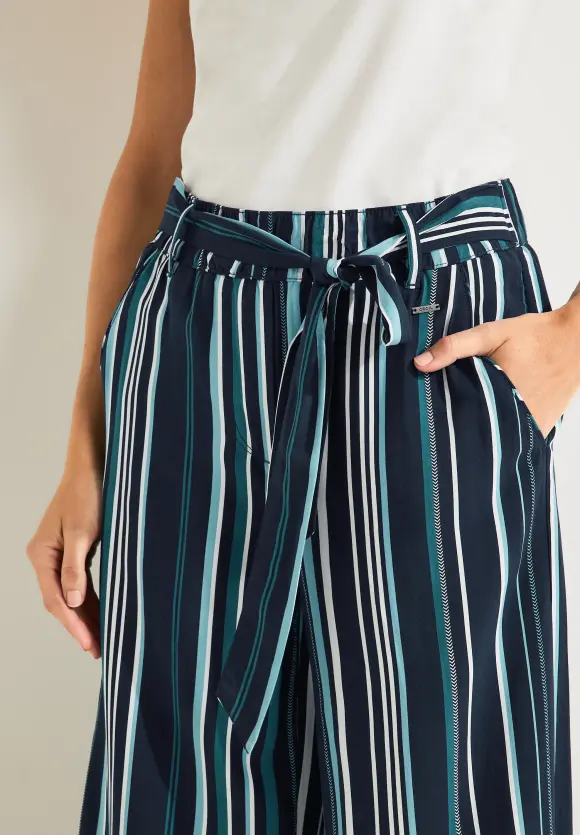 CECIL Loose Fit Hose mit Streifen