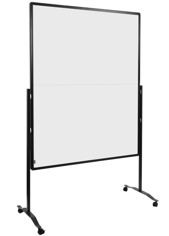Legamaster PREMIUM PLUS Freistehende Pinnwand Freistehend 126 (B) x 58 (T) x 196 (H) cm Aluminium Weiß