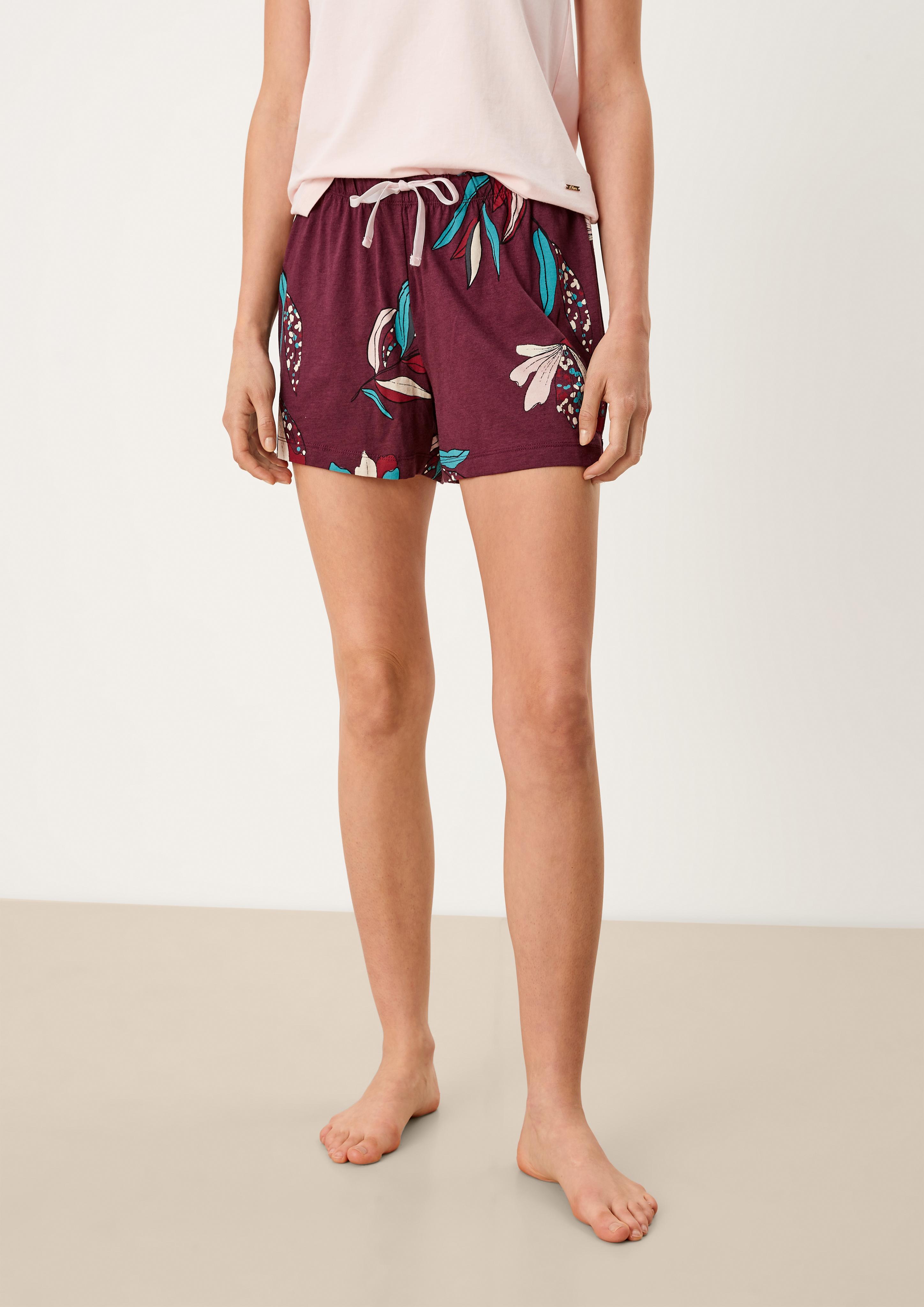 Pyjamashorts aus Viskose  6006459-46A1