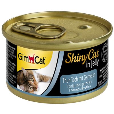 20 + 4 gratis! 24 x 70 g GimCat ShinyCat Jelly